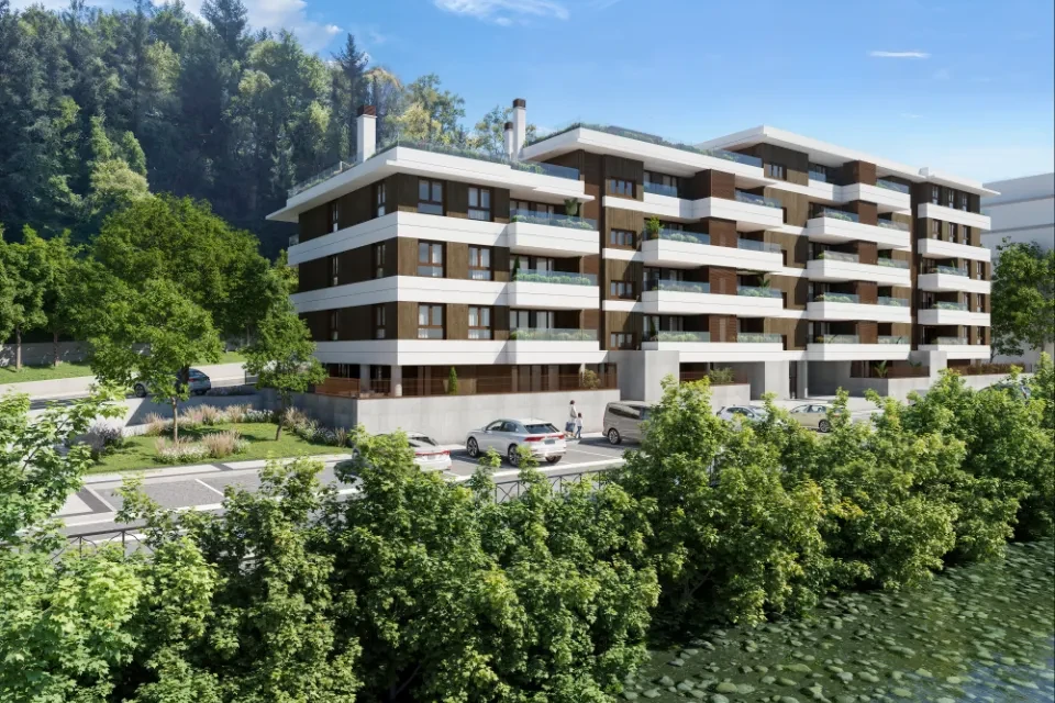 Vista de la urbanización